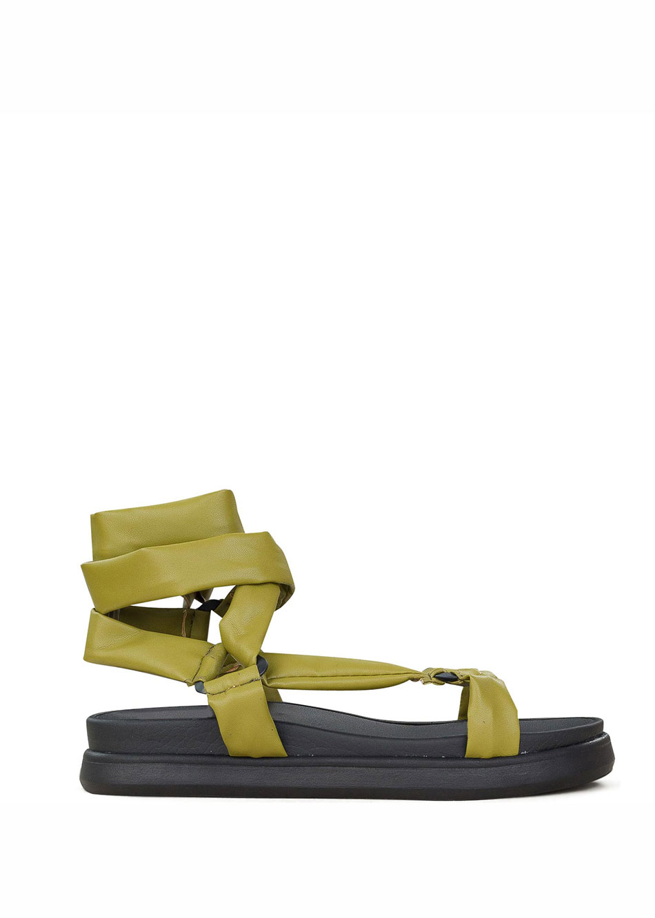 Be On Iggy Leather Flat Sandals