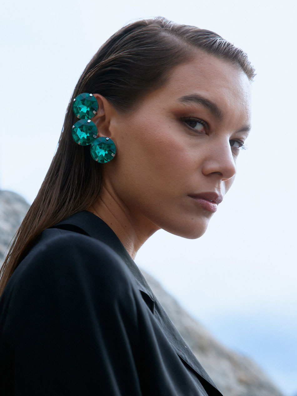 Kaleido Jade Earring