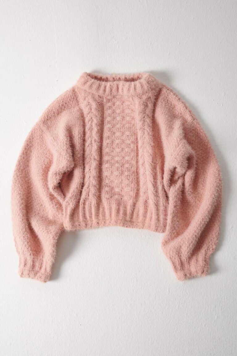 Milkwhite Knit Sweater Nude