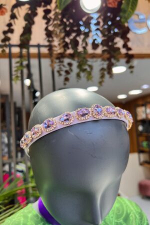 Babymilk Sandra Jeweled Headpiece Purple