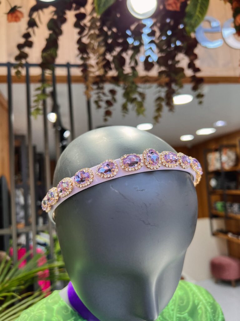 Babymilk Sandra Jeweled Headpiece Purple