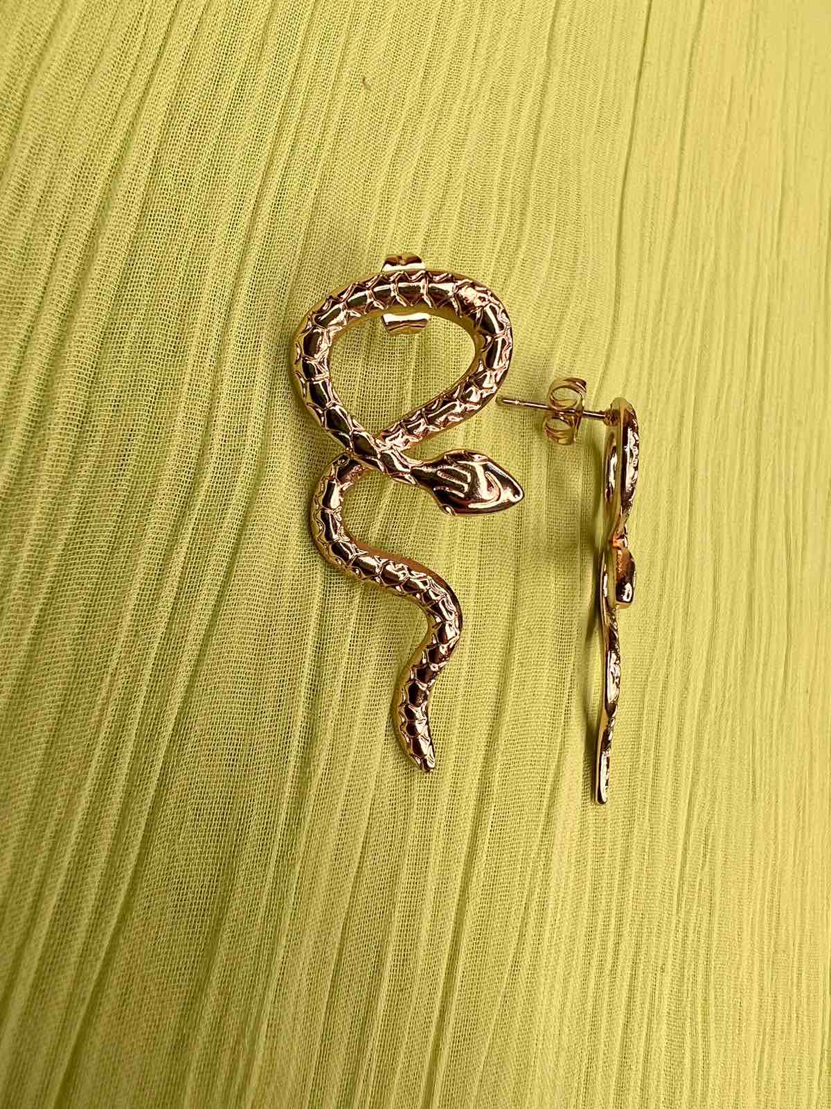 Babymilk Minerva Snake Earrings