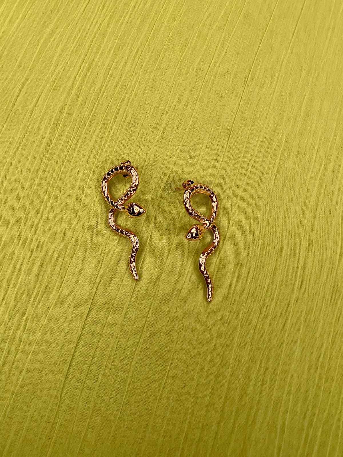 Babymilk Minerva Snake Earrings