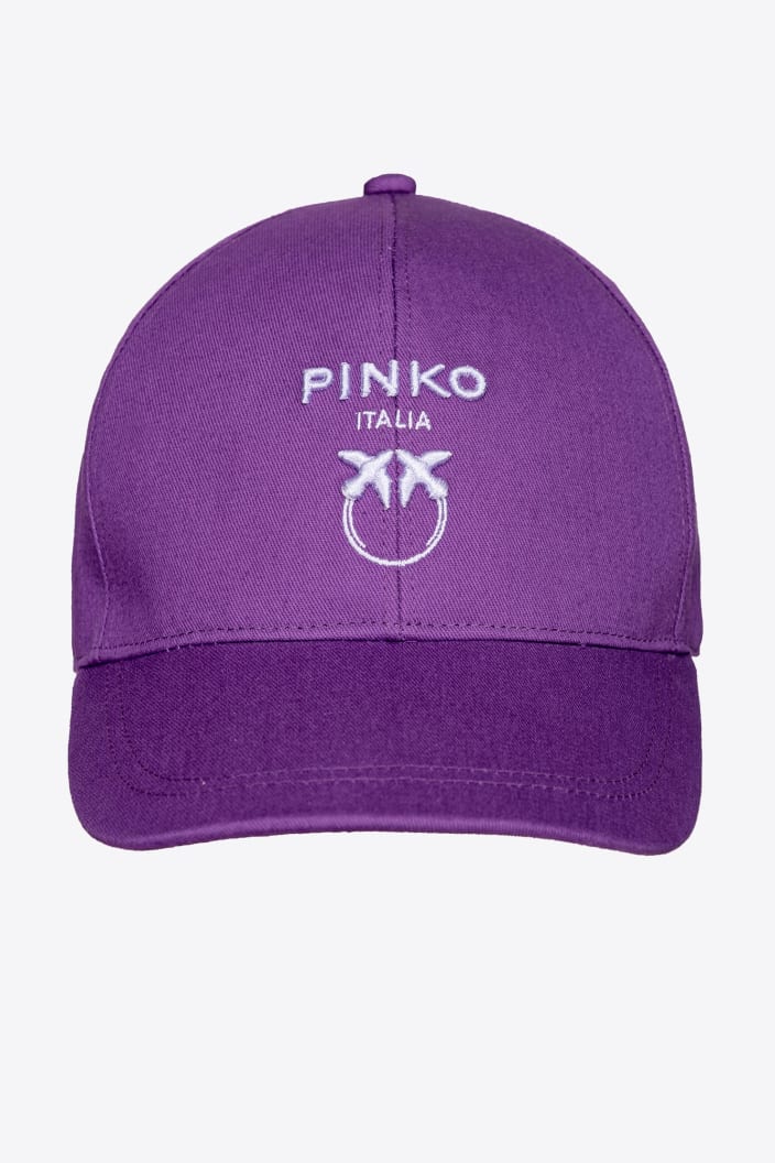 Pinko Love Birds Baseball Cap Pink Lavender