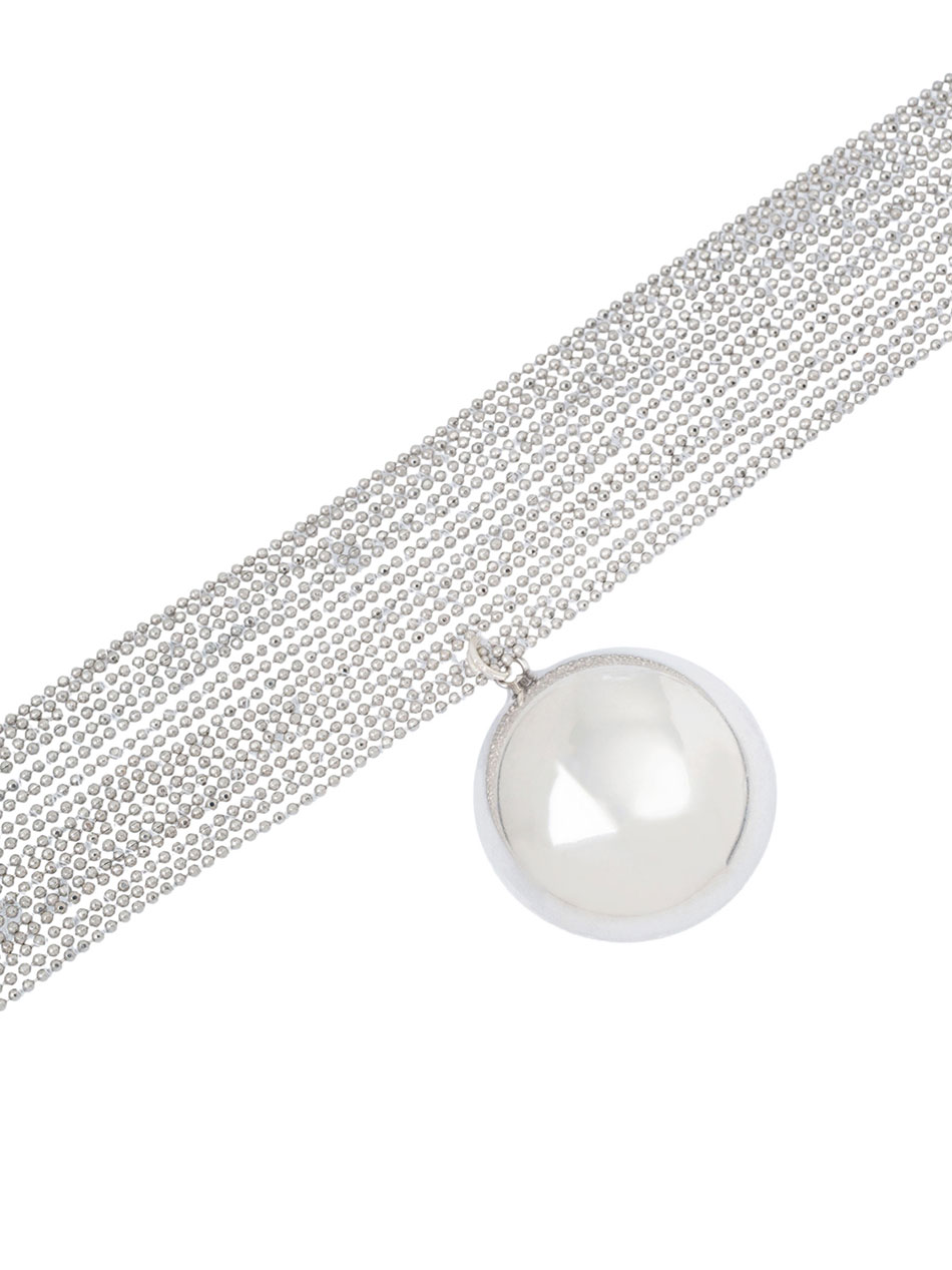 KALEIDO BOWIE NECKLACE (SILVER)