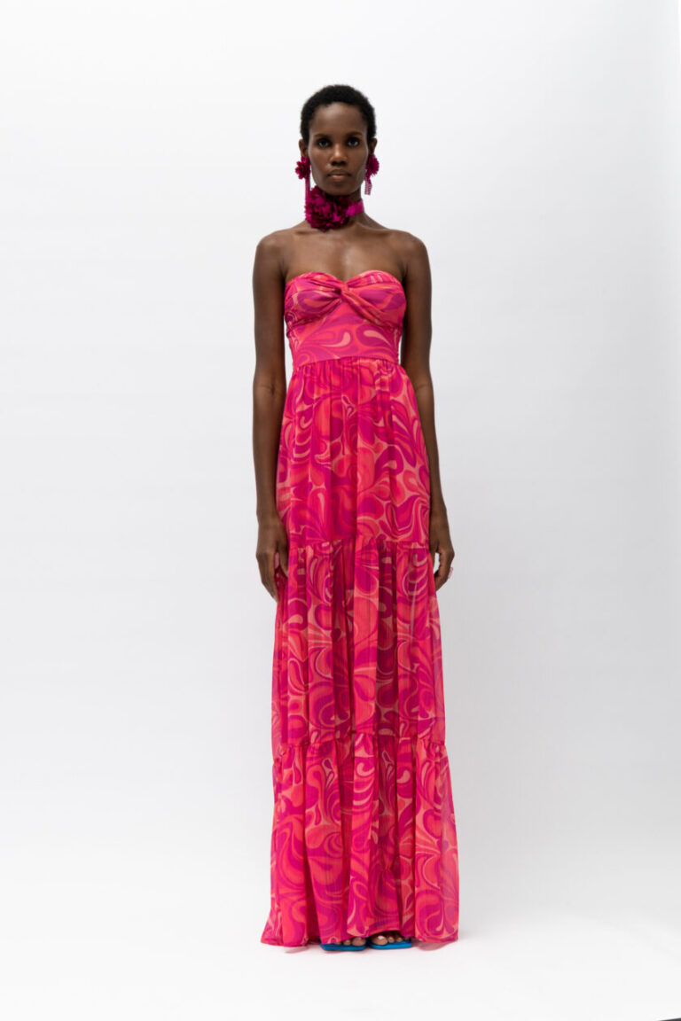 Mallory The Label Yesenia Fuchsia Dress