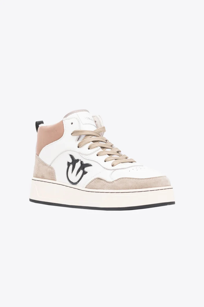 Pinko High-Top Basketball Sneakers With Logo