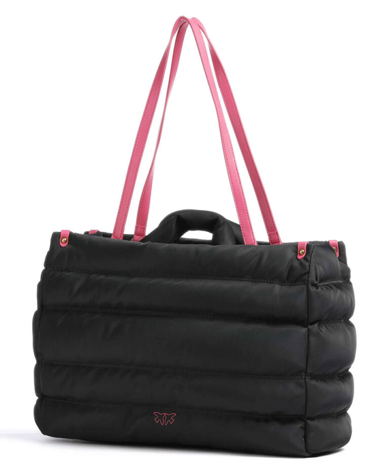 Pinko Tote Bag Polyester Black