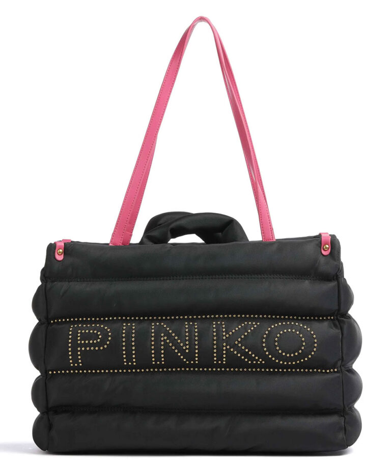 Pinko Tote Bag Polyester Black