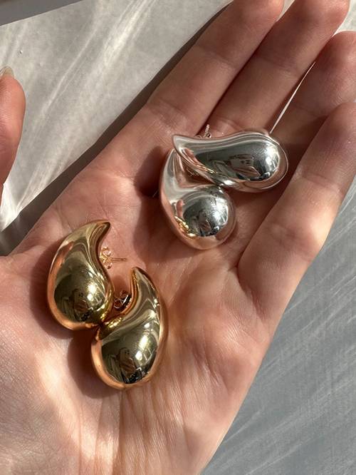 Babymilk Drops Silver Earrings