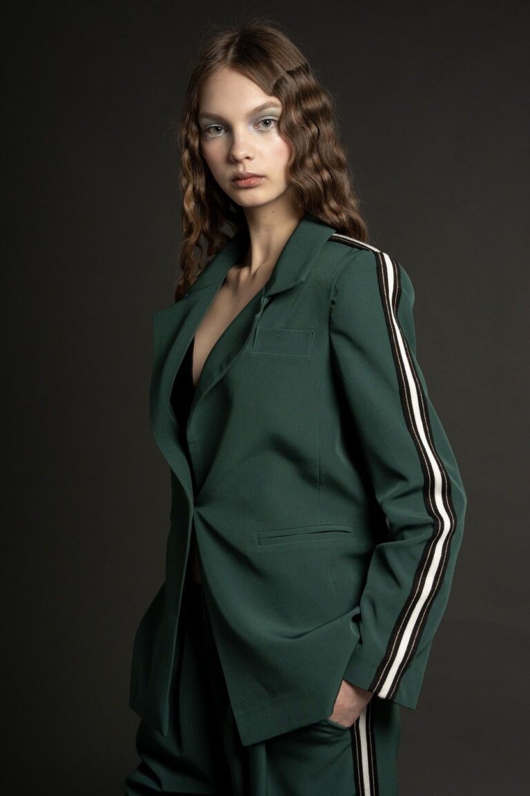 Peace & Chaos Forest Green Blazer