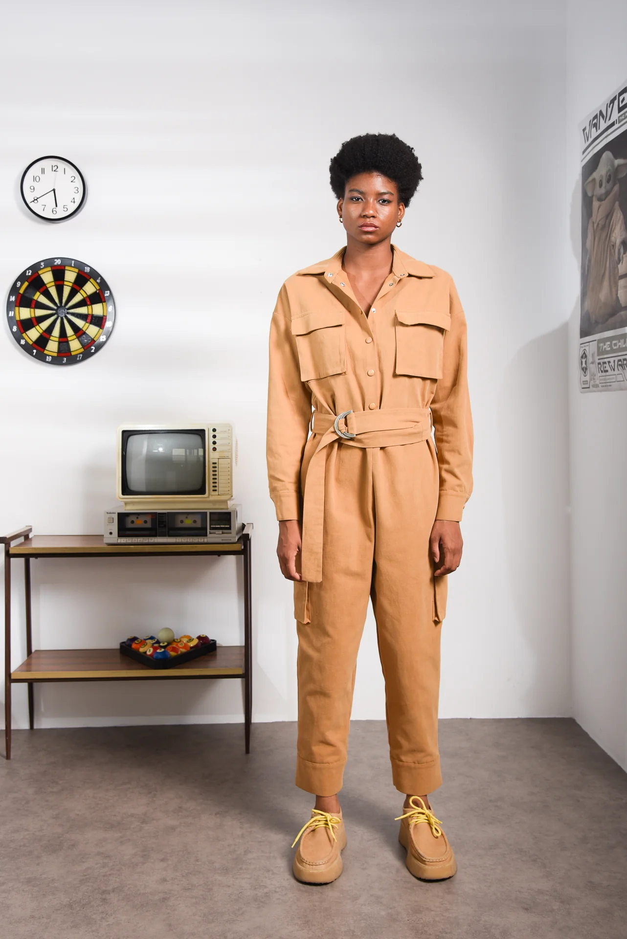 Arpyes Easy Six Jumpsuit Tan