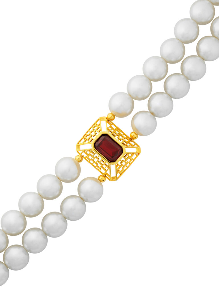 Kaleido Ippoliti Necklace (Red)