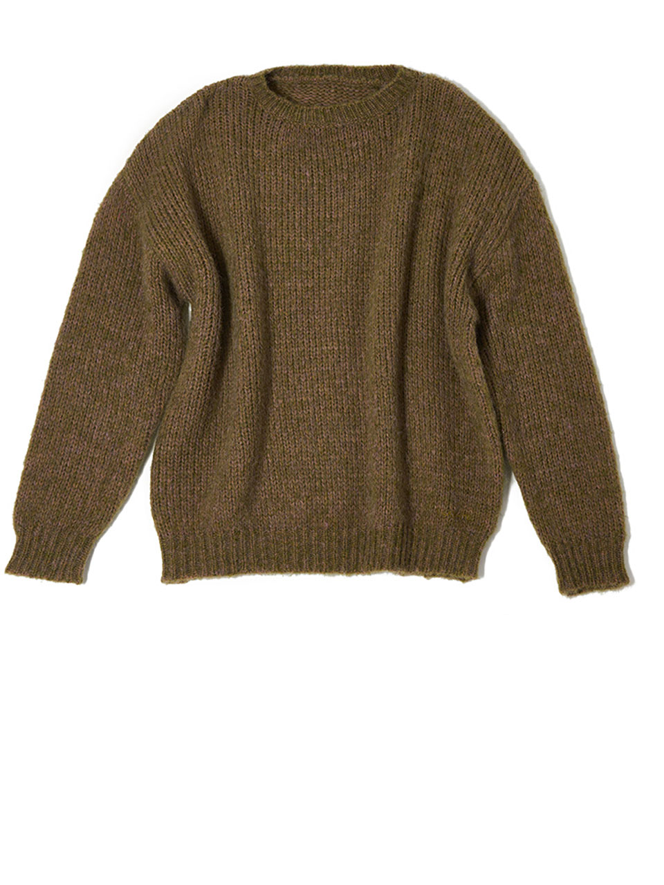Milkwhite Knit Sweater Khaki