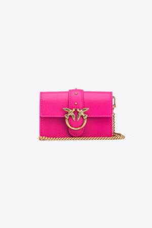 Pinko Micro Love One Simply Leather Bag