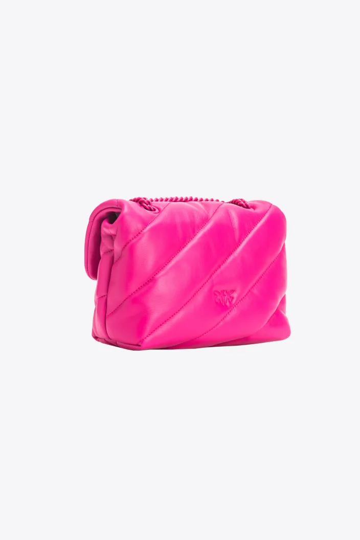 Pinko Mini Love Bag Puff Nappa Leather pink