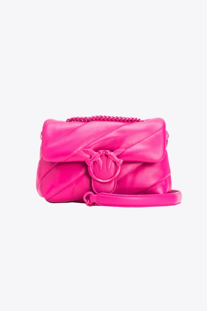 Pinko Mini Love Bag Puff Nappa Leather pink