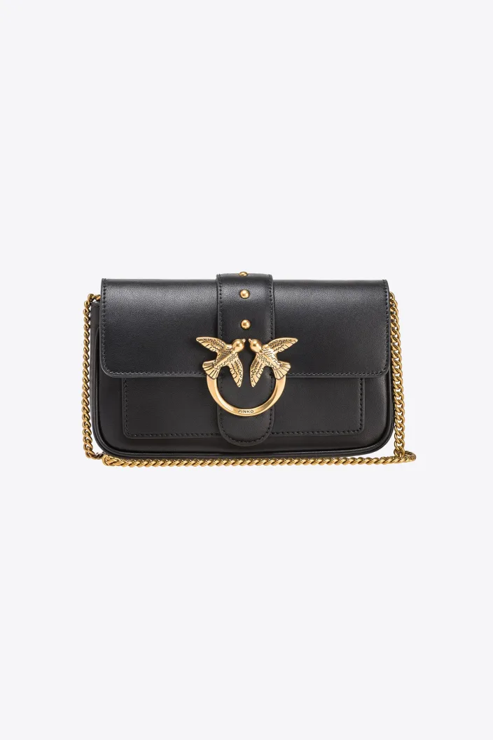 Pinko Pocket Love Bag One Simply black gold