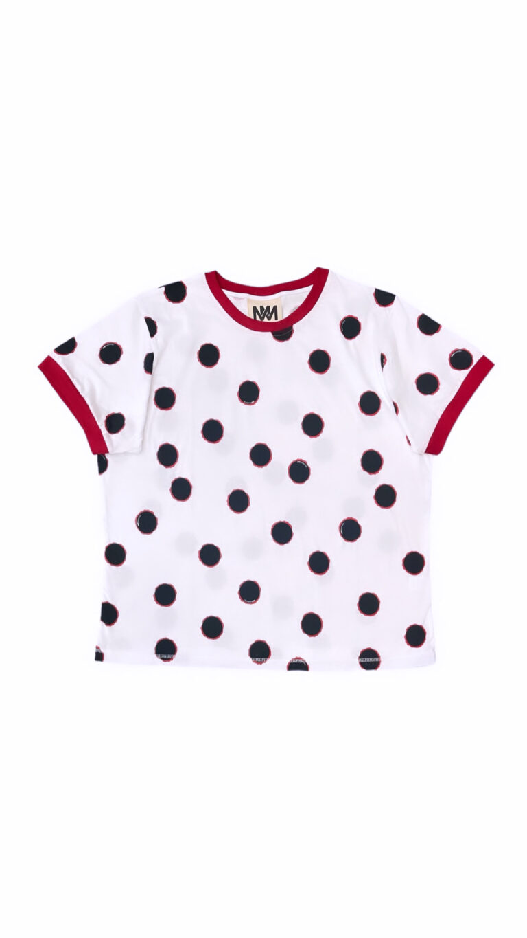 Mamoush Anna oversized t-shirt polka dot
