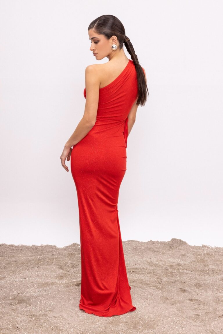 Be A Bee Andria Glitter Red Dress