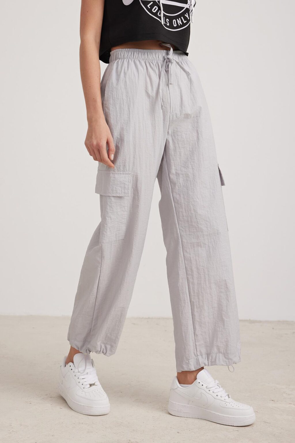 Babymilk Noa Grey Parachute Pants