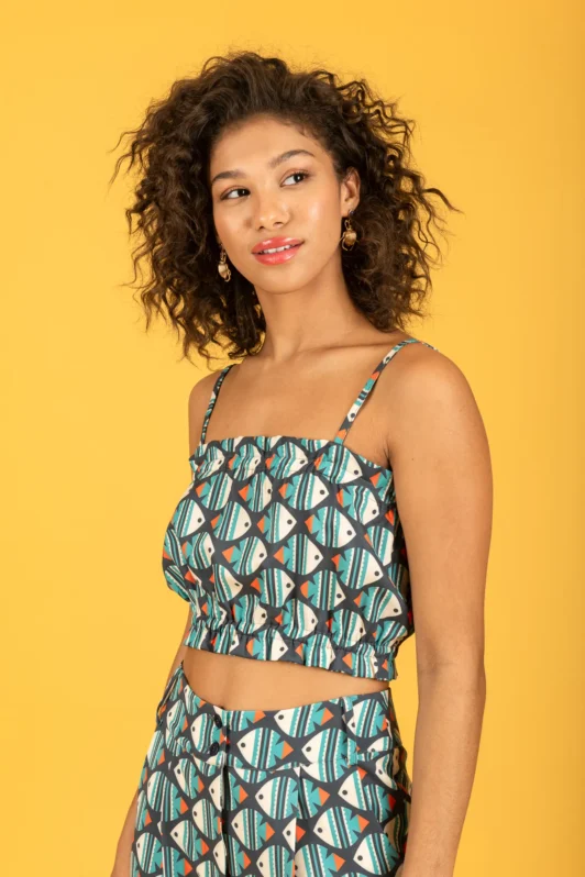 Chaton Flavia crop top