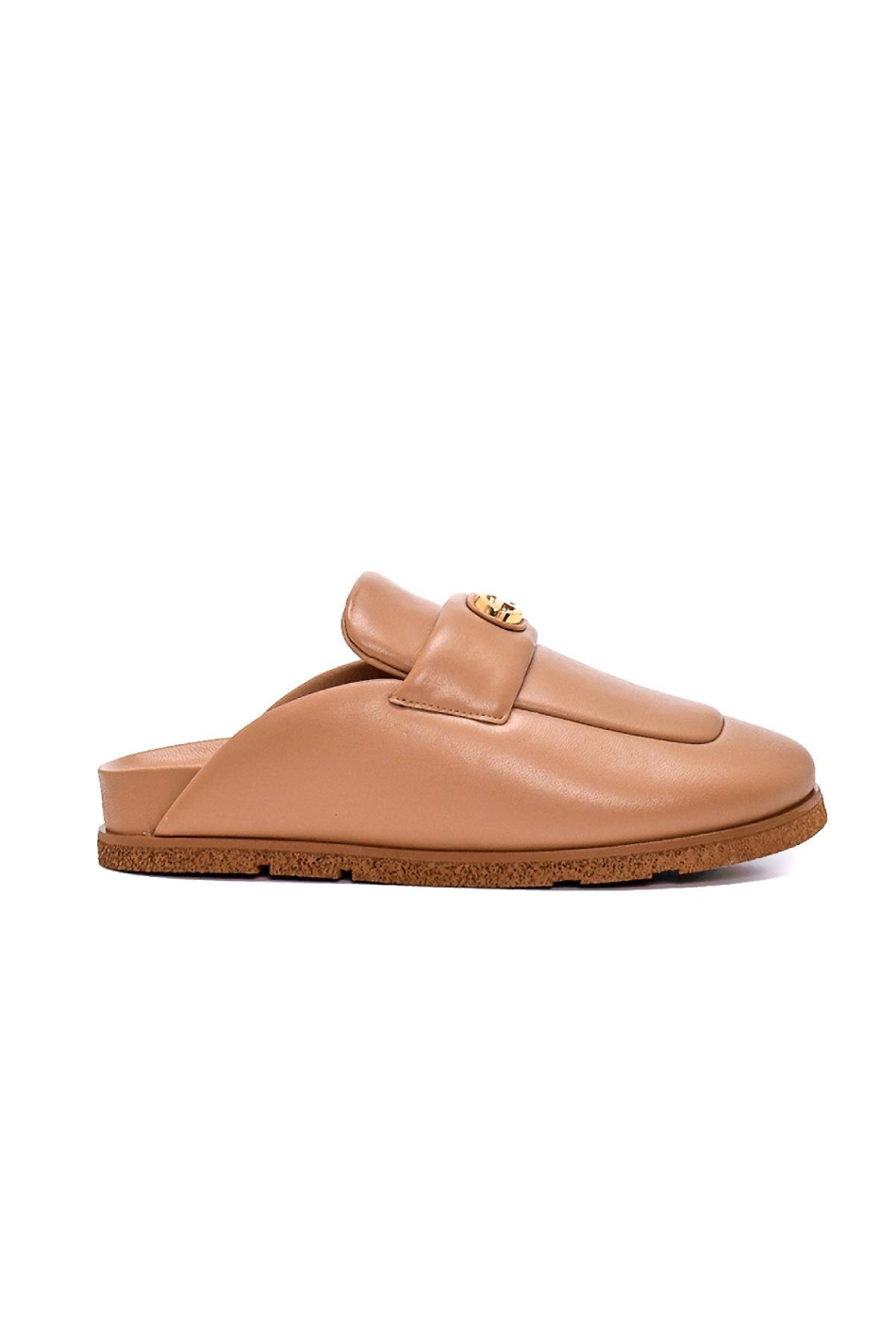 Sofia Baldi Udyr Cappuccino Leather Slippers