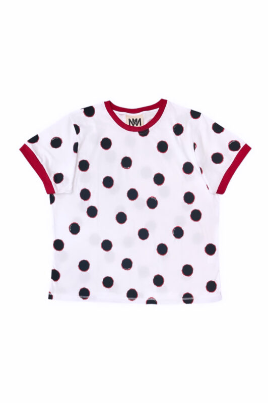 Mamoush Anna oversized t-shirt polka dot