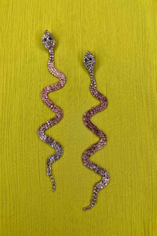 Babymilk Alondra Snake Earrings Light