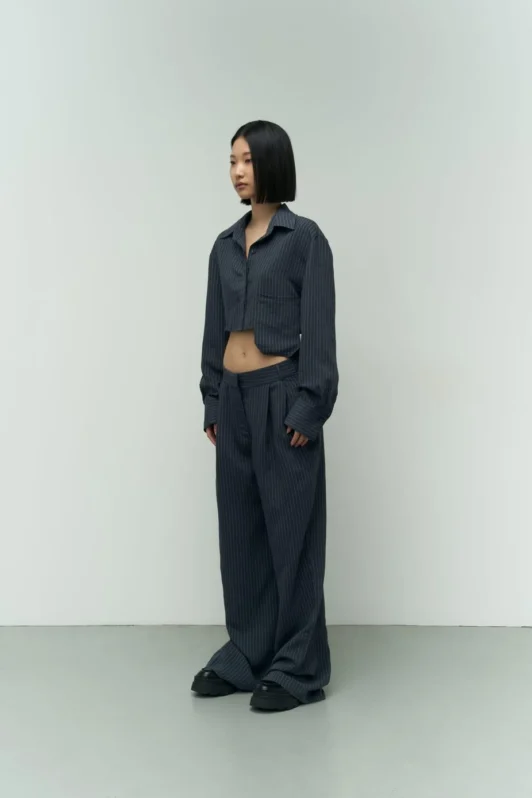 Babymilk Valenta Smoke Cropped Shirt & Pants