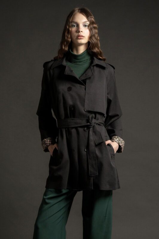 Peace & Chaos Trench Coat