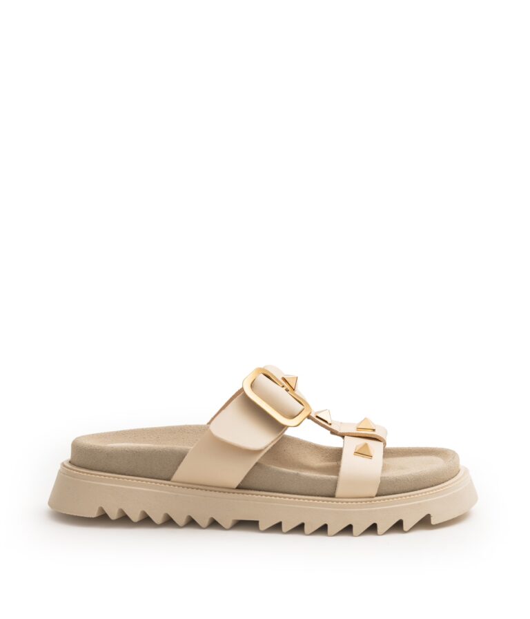 Butter Ivory Leather Sandals