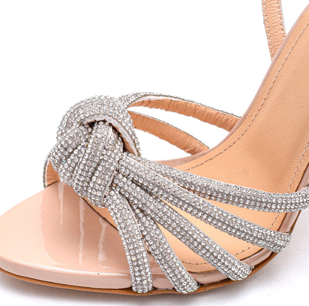 Celeste Leather Embellished Sandals