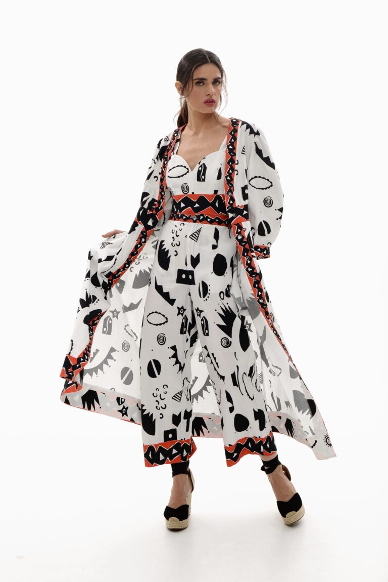 Mamoush Isabel Cotton Printed Midi Dress