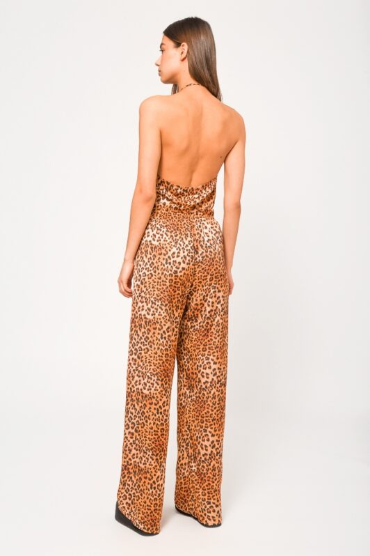 Sunset Go Alvina Satin Pants Animal