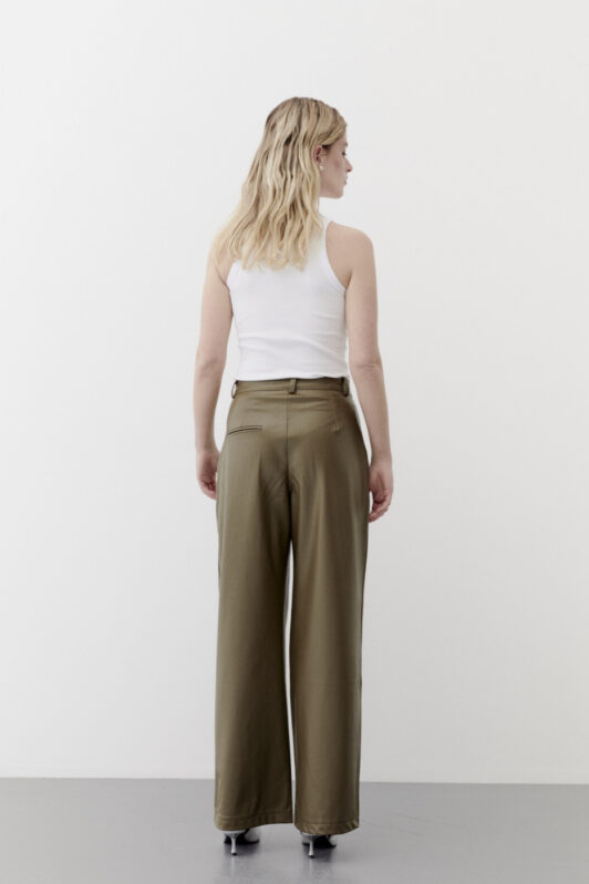 Babymilk Loose Cut Leather Trouser