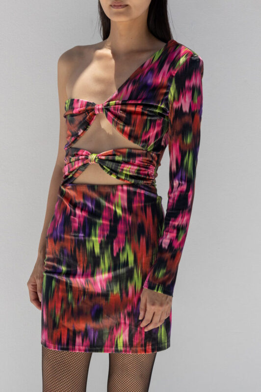 Mallory The Label Duo Techno Print Dress