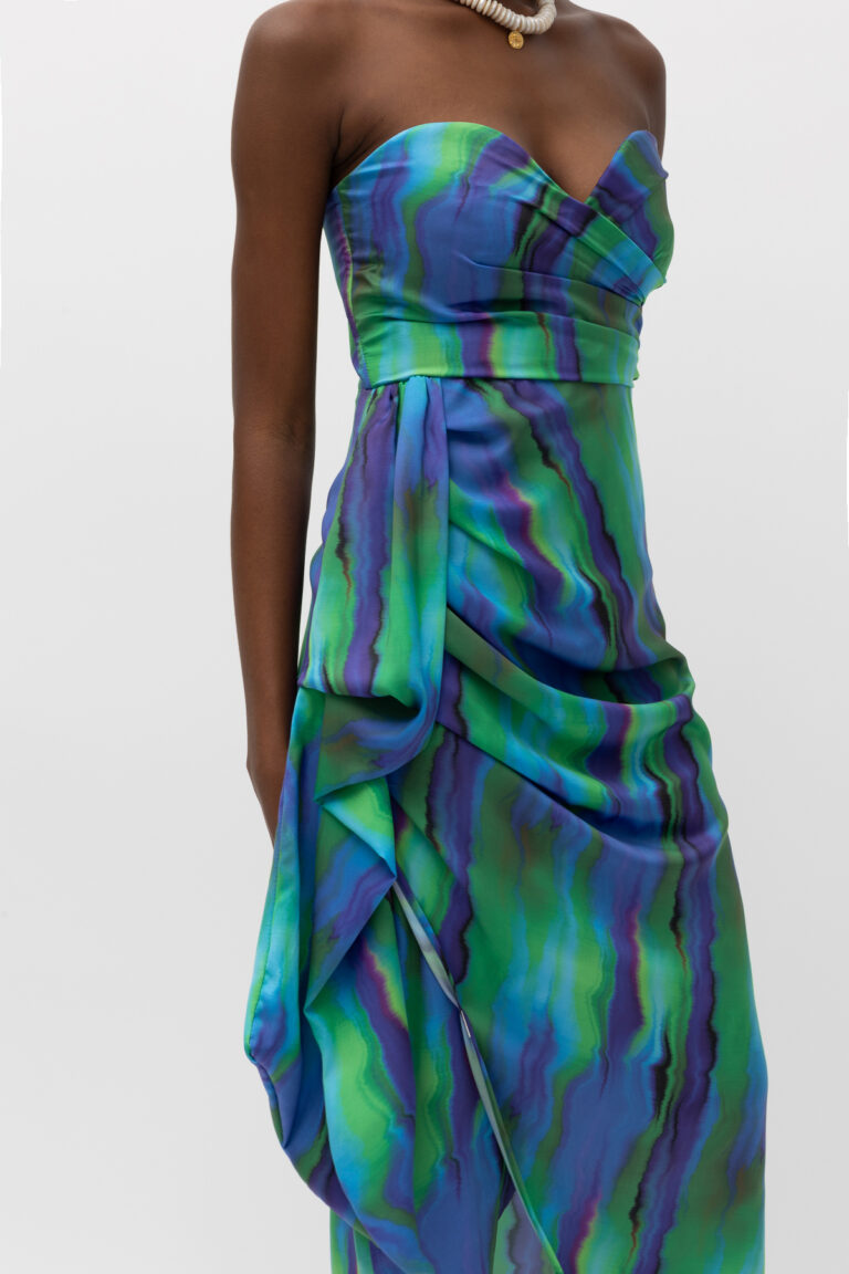 Mallory The Label Nebula Blue Dress