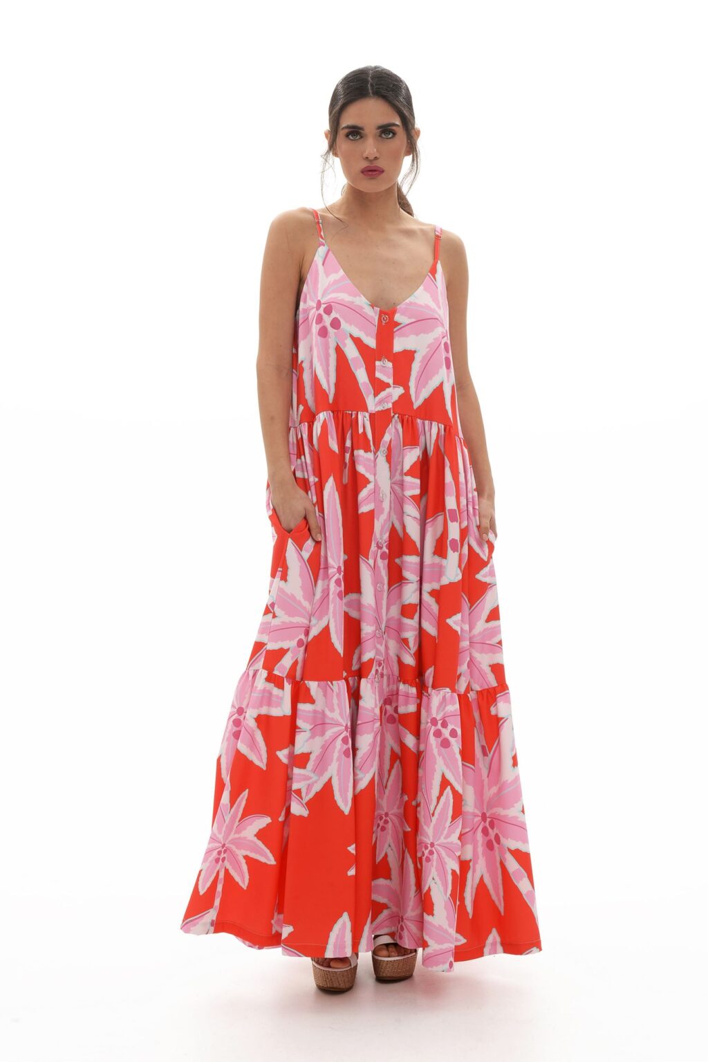 Mamoush Amaryliss Dress (Palm trees)