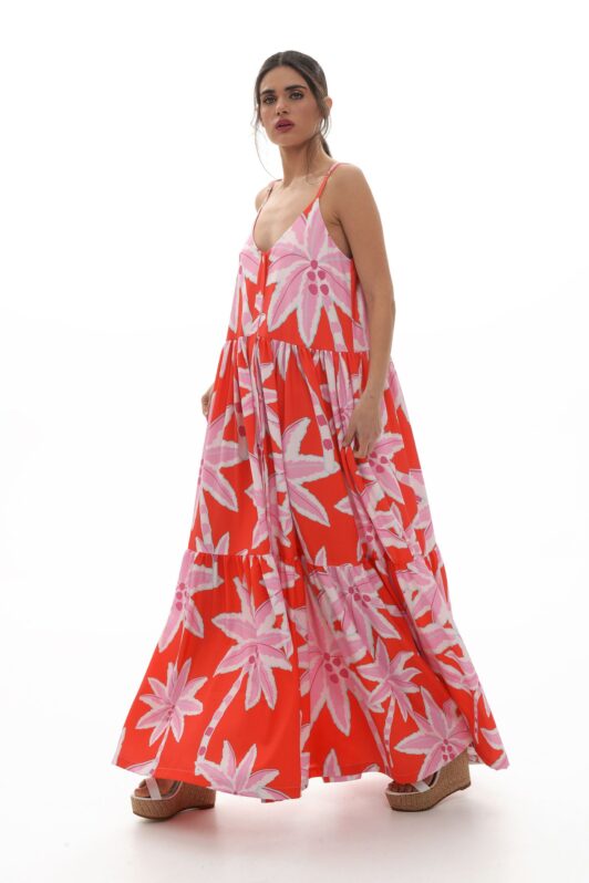 Mamoush Amaryliss Dress (Palm trees)