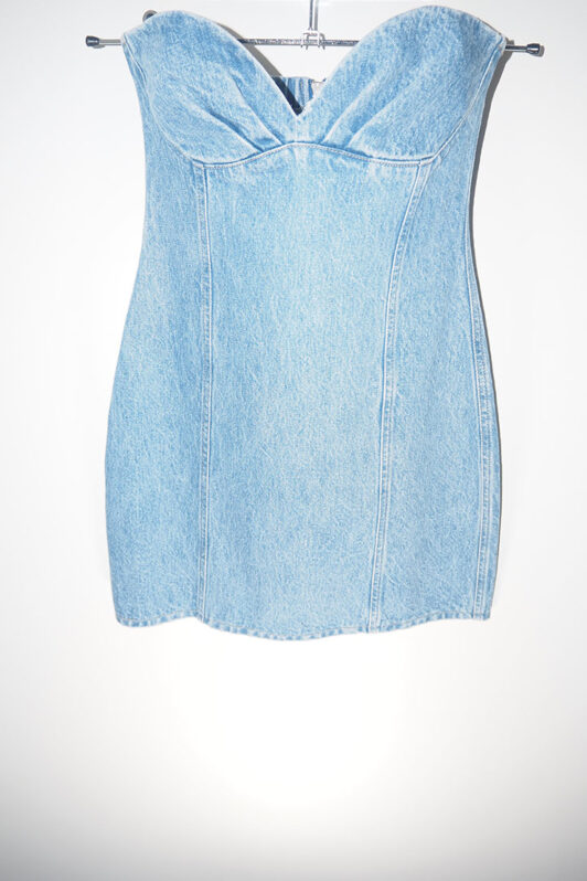 Milkwhite Denim Mini Dress