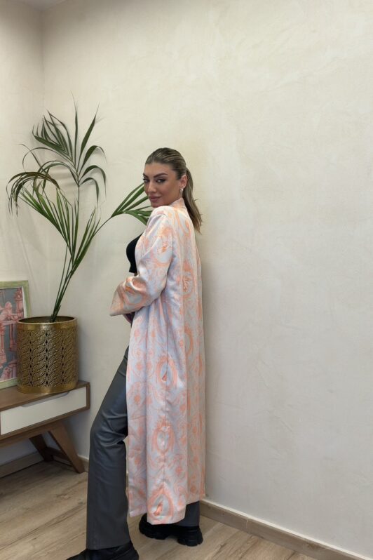 Milkwhite Glossy Kimono