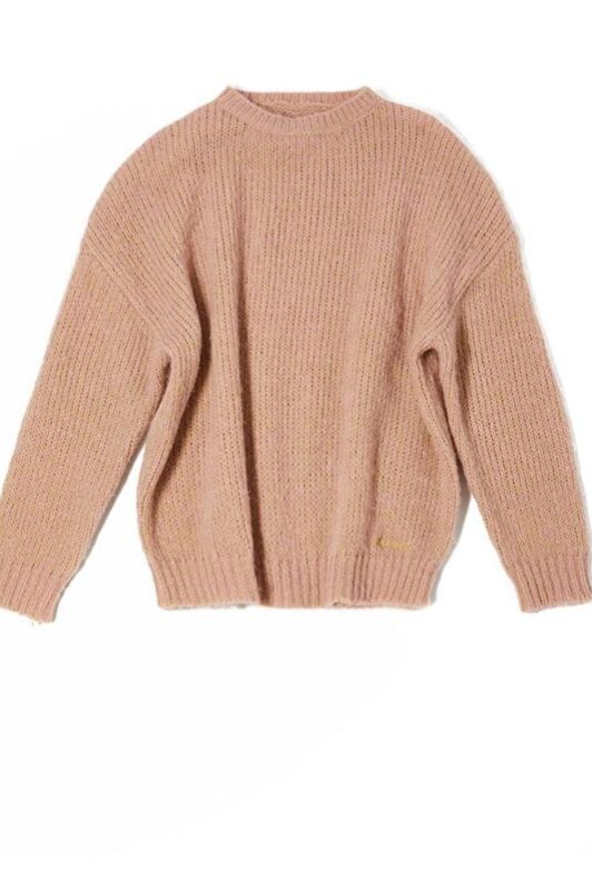 Milkwhite Knit Sweater Dusty Pink