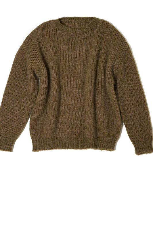 Milkwhite Knit Sweater Khaki