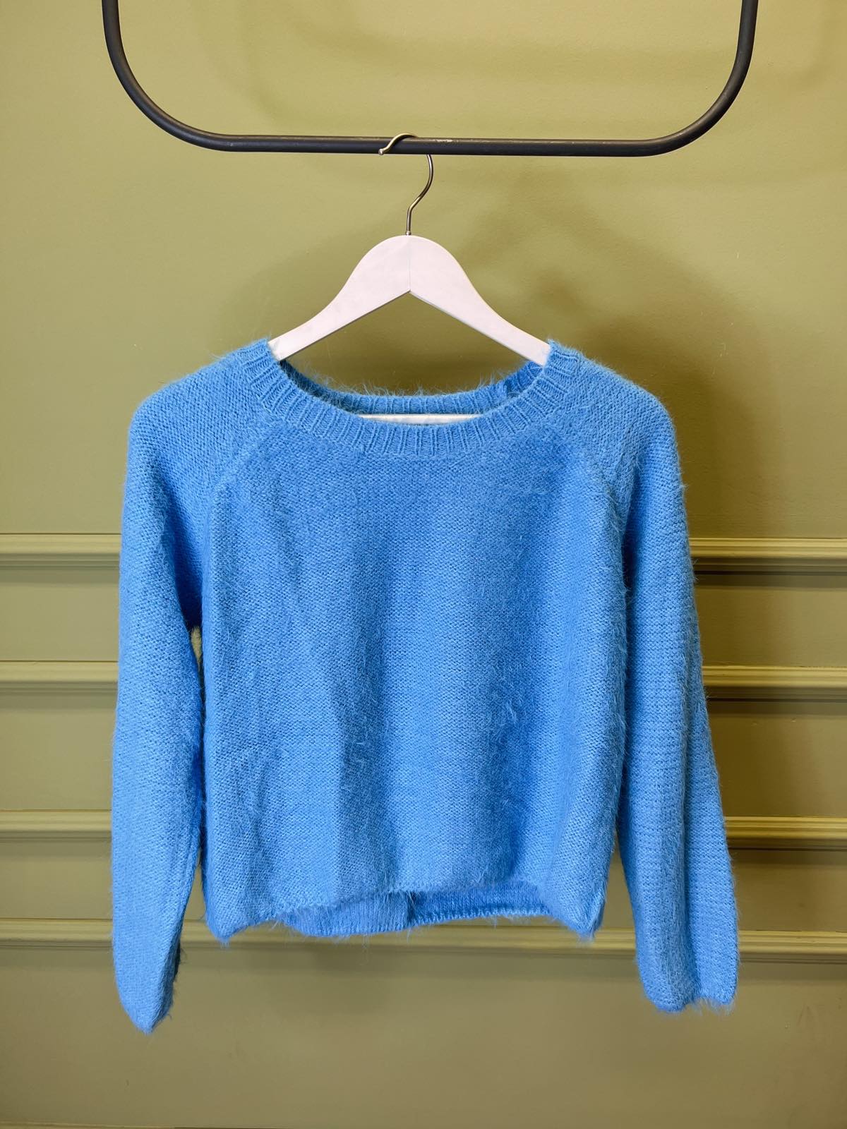 Milkwhite Knit Sweatshirt