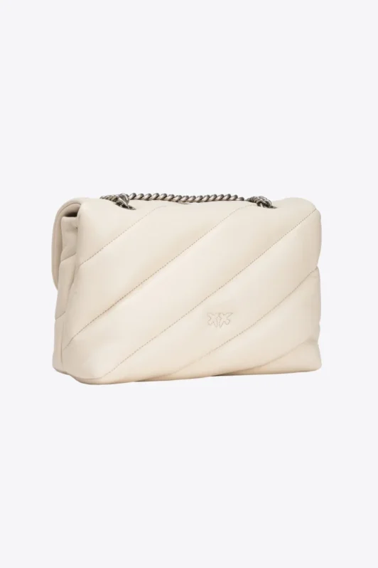 Pinko Classic Love Bag Puff Maxi Quilt cream