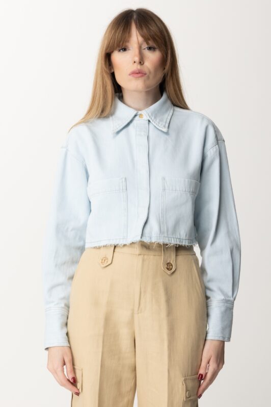 Pinko Denim Cropped Shirt