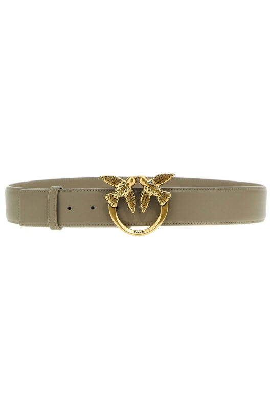 Pinko Love Berry Leather Belt