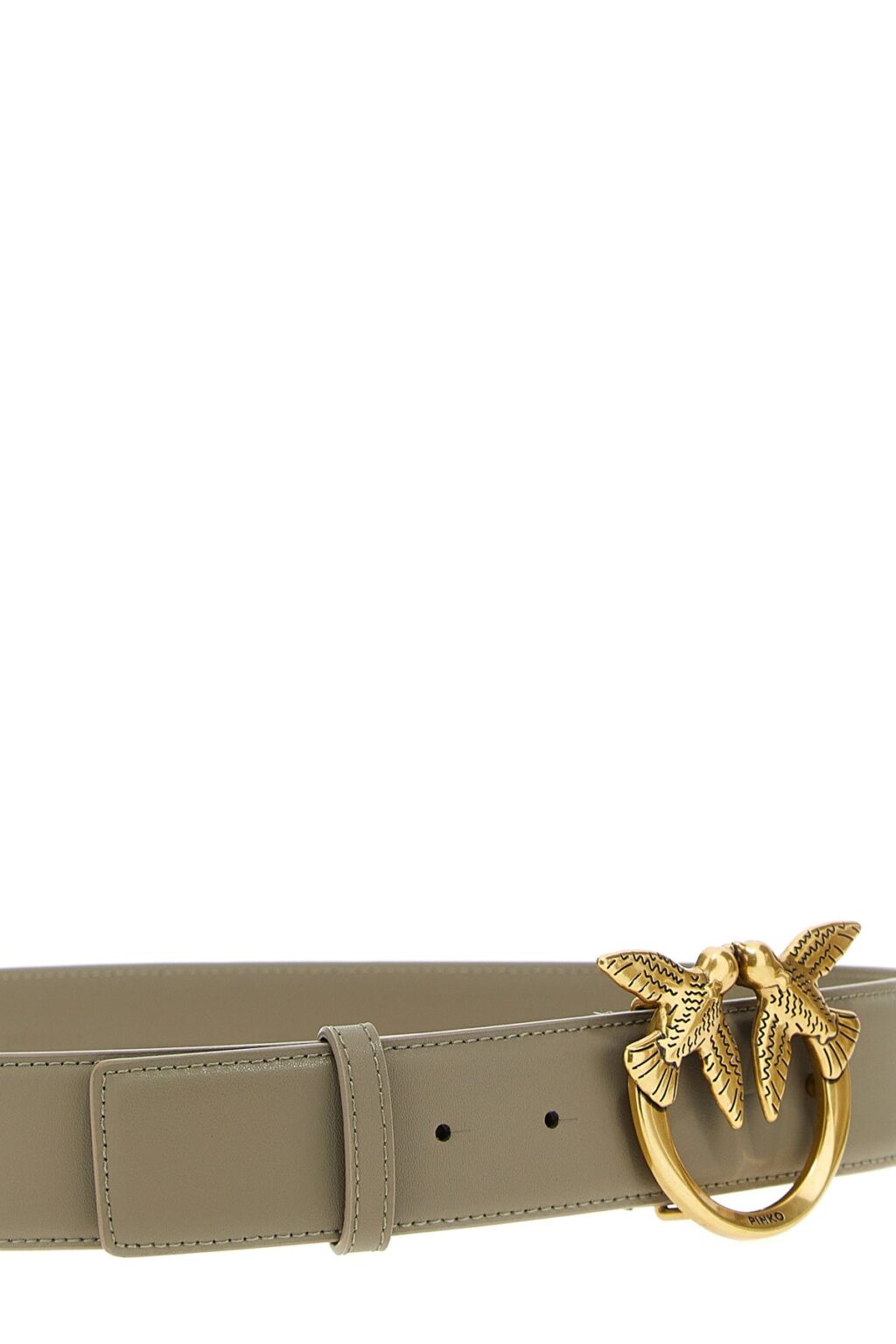 Pinko Love Berry Leather Belt