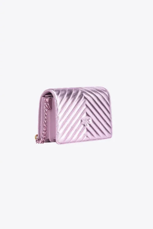 Pinko Mini Love Bag Click Metal Chevron